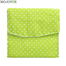 Cotton Women Mini Sanitary Bag Napkins Towel Pads Storage Bag Purse Clutch Dots Print Bag Case Organized Color Random ELY