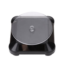 100*100*40mm Solar Showcase 360 Turntable Rotating Jewelry Watch Ring Display Stand ABS Jewelry Holder Rack Showcase 1STL ELY