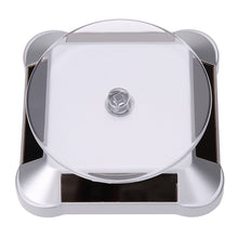 100*100*40mm Solar Showcase 360 Turntable Rotating Jewelry Watch Ring Display Stand ABS Jewelry Holder Rack Showcase 1STL ELY