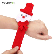 10pcs Christmas XMAS Gifts Decorations Santa Claus Elk Bear Bracelet Circle Christmas Gift for Children Christmas Ornament ELY