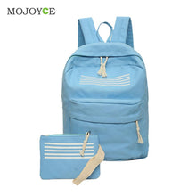 2 pcs Canvas Backpacks School Bags for Teenagers Backpacks for Teenage Girls Mochila Backpack Women Mochila Feminina ELY