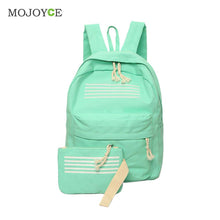 2 pcs Canvas Backpacks School Bags for Teenagers Backpacks for Teenage Girls Mochila Backpack Women Mochila Feminina ELY