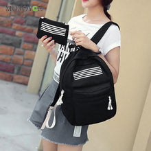 2 pcs Canvas Backpacks School Bags for Teenagers Backpacks for Teenage Girls Mochila Backpack Women Mochila Feminina ELY