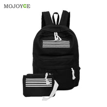 2 pcs Canvas Backpacks School Bags for Teenagers Backpacks for Teenage Girls Mochila Backpack Women Mochila Feminina ELY