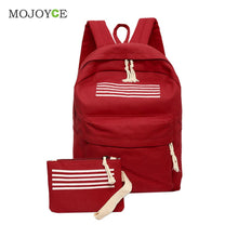 2 pcs Canvas Backpacks School Bags for Teenagers Backpacks for Teenage Girls Mochila Backpack Women Mochila Feminina ELY