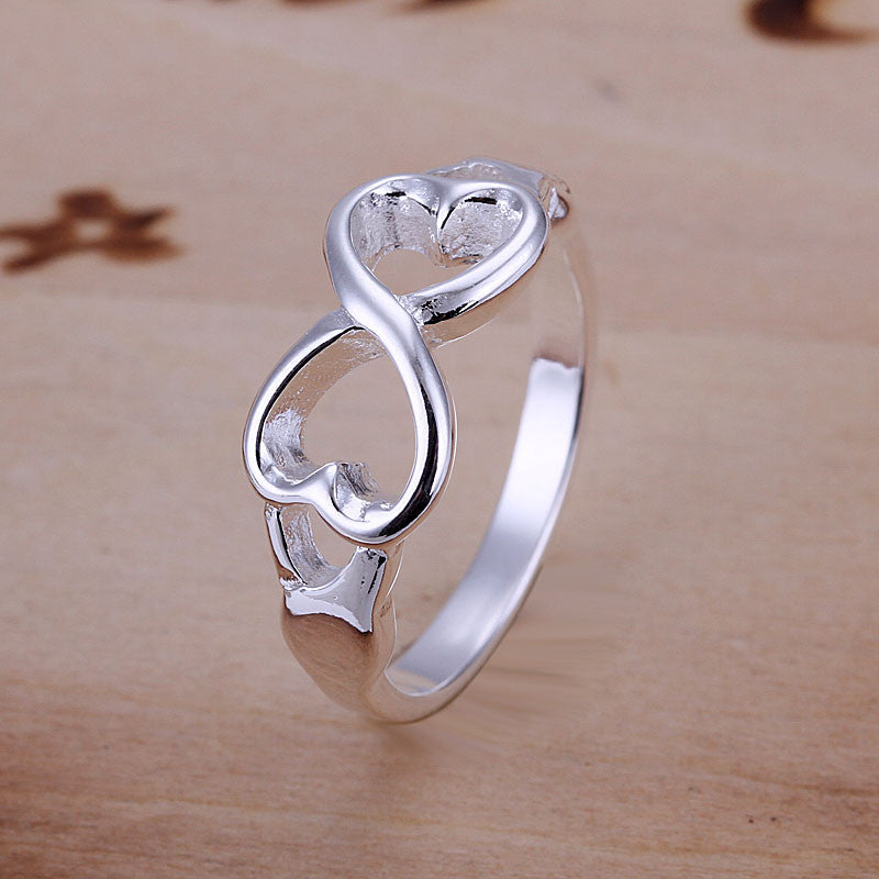 silver plated ring jewelry8 Words ring 92 ELY