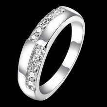 silver plated ring jewelryAustria Crystal ring 216 ELY