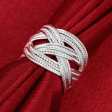 silver plated ring jewelryBig reticulocyte ring 24 ELY