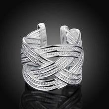silver plated ring jewelryBig reticulocyte ring 24 ELY