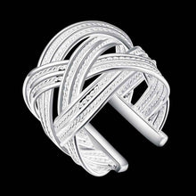 silver plated ring jewelryBig reticulocyte ring 24 ELY