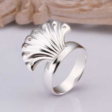 silver plated ring jewelry Shell ring 219 ELY