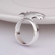 silver plated ring jewelry Shell ring 219 ELY