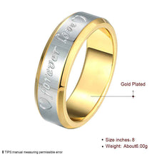 silver plated ring jewelryForever Love Men's ring 95 ELY