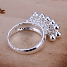 silver plated ring jewelryGrapes ring 16 ELY