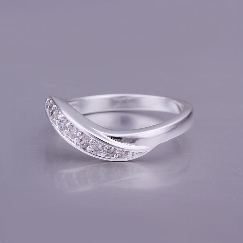 silver plated ring jewelryInsets Twisted ring 159 ELY