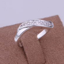 silver plated ring jewelryInsets Twisted ring 159 ELY