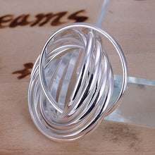 silver plated ring jewelryNine laps ring 7 ELY