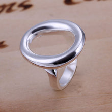 silver plated ring jewelryO Opening ring 8 ELY