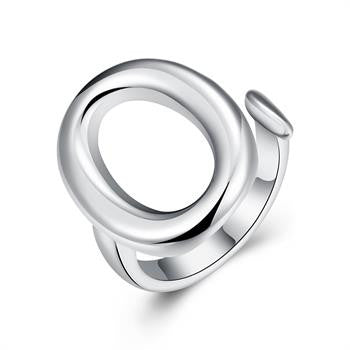 silver plated ring jewelryO Opening ring 8 ELY