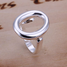 silver plated ring jewelryO Opening ring 8 ELY