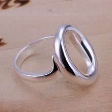 silver plated ring jewelryO Opening ring 8 ELY