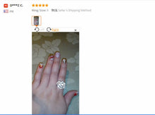 silver plated ring jewelryRose silver plated ring 5 ELY