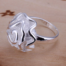 silver plated ring jewelryRose silver plated ring 5 ELY
