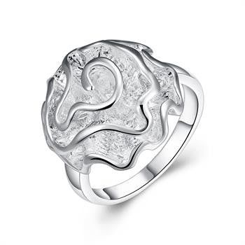 silver plated ring jewelryRose silver plated ring 5 ELY