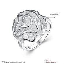 silver plated ring jewelryRose silver plated ring 5 ELY