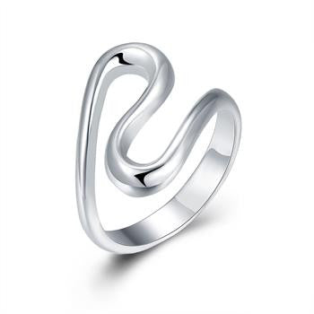 silver plated ring jewelryS Style ring 113 ELY