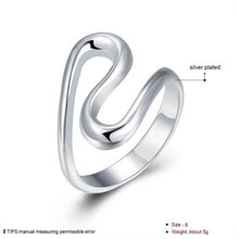 silver plated ring jewelryS Style ring 113 ELY