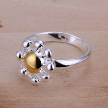 silver plated ring jewelrySeparations Daisy ring 112 ELY