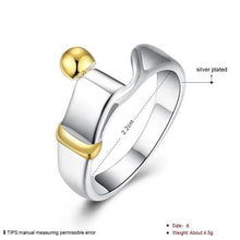 silver plated ring jewelrySeparations Simple ring 21 ELY