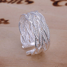 silver plated ring jewelrySmall reticulocyte ring 23 ELY