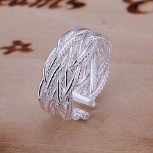 silver plated ring jewelrySmall reticulocyte ring 23 ELY