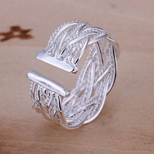 silver plated ring jewelrySmall reticulocyte ring 23 ELY