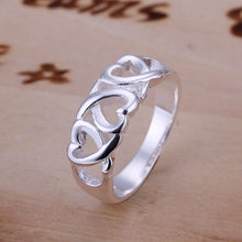 silver plated ring jewelryThree Kelp ring 9 ELY