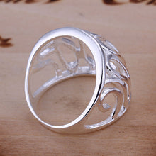silver plated ring jewelryThumb Hollow ring 59 ELY