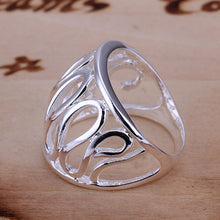 silver plated ring jewelryThumb Hollow ring 59 ELY