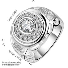 silver plated ring jewelryaim the moon ring 573 ELY