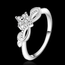 silver plated ring jewelrycrown a easy way ring 488 ELY