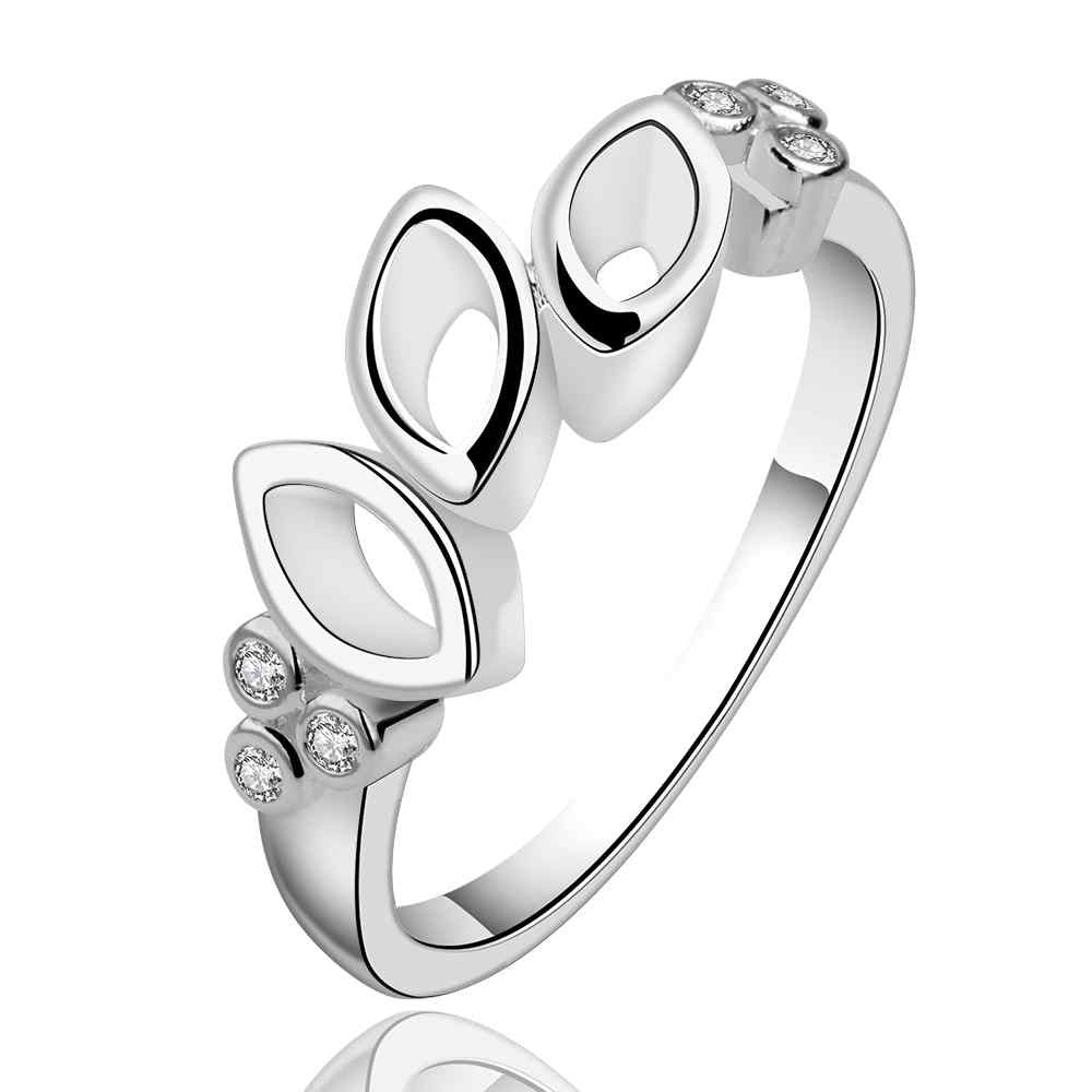 silver plated ring jewelrydrip tp ring 62 ELY
