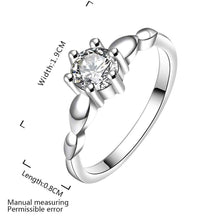 silver plated ring jewelrygourd ring 6 8 ELY