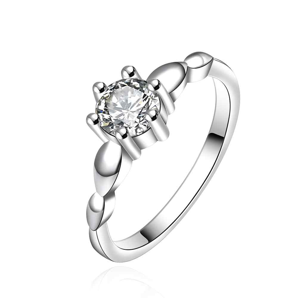 silver plated ring jewelrygourd ring 6 8 ELY