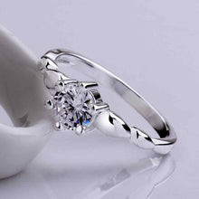 silver plated ring jewelrygourd ring 6 8 ELY