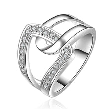 silver plated ring jewelryhand in hand qua ring 634 ELY