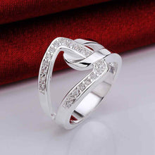 silver plated ring jewelryhand in hand qua ring 634 ELY