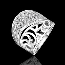 silver plated ring jewelryhouse under love ring 612 ELY