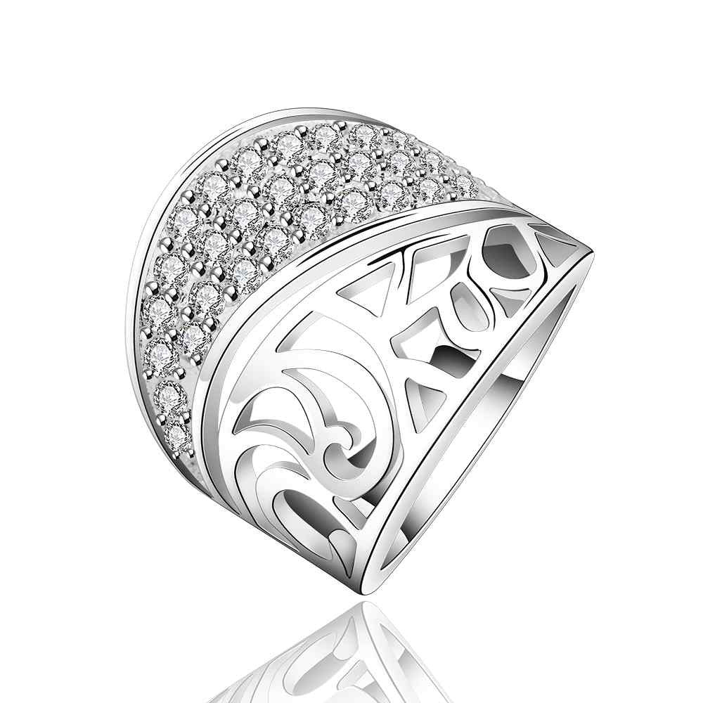 silver plated ring jewelryhouse under love ring 612 ELY