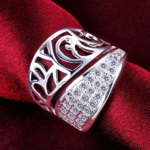 silver plated ring jewelryhouse under love ring 612 ELY